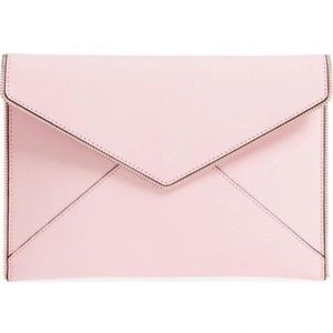 REBECCA MINKOFF  LEO CLUTCH PINK